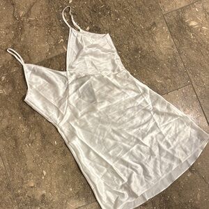 Naked Princess white silk chemise, M